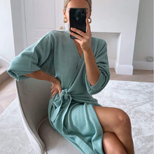 Load image into Gallery viewer, Victoria dress in teal Dollhouse-Collection