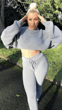 Load image into Gallery viewer, Waffle knit Lounge set Grey - Dollhouse-Collection