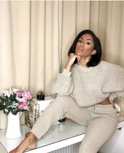 Load image into Gallery viewer, Waffle knit set in beige - Dollhouse-Collection