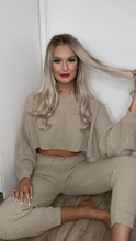 Load image into Gallery viewer, Waffle knit set in beige Dollhouse-Collection