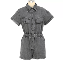 Load image into Gallery viewer, Zoe Denim Playsuit Dollhouse-Collection