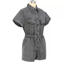 Load image into Gallery viewer, Zoe Denim Playsuit Dollhouse-Collection