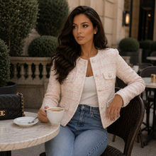 Load image into Gallery viewer, The Rosé Bouclé Jacket -  Dollhouse-Collection
