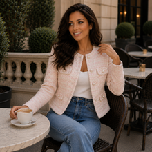 Load image into Gallery viewer, The Rosé Bouclé Jacket -  Dollhouse-Collection
