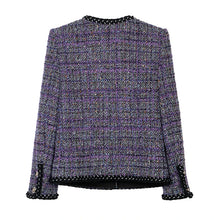 Load image into Gallery viewer, 2025 new fashionable temperament comfortable and elegant Zixia Fairy light luxury tweed jacket -  Dollhouse-Collection
