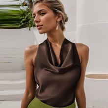 Load image into Gallery viewer, The It-Girl Satin Halter -  Dollhouse-Collection
