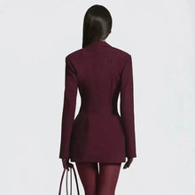 Load image into Gallery viewer, Avrilyaan Casual Pleated Sexy Dress Women 2025 Elegant Party Dress Blazer Long Sleeves Bodycon Mini Autumn Winter Dress Vestidos -  Dollhouse-Collection
