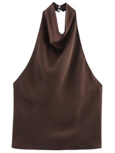 Load image into Gallery viewer, The It-Girl Satin Halter -  Dollhouse-Collection
