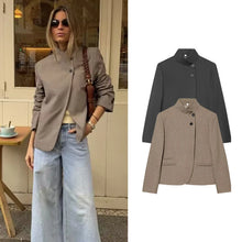 Load image into Gallery viewer, Women's Spring Blazers Blouse 2026 New Fashion Young Women's Elegant Travel Holiday Jackets Spring Street Sarm Blazers Jackets -  Dollhouse-Collection
