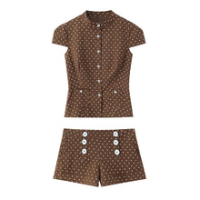 Load image into Gallery viewer, Espresso Muse Short Set -  Dollhouse-Collection
