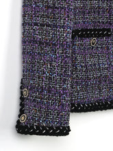 Load image into Gallery viewer, 2025 new fashionable temperament comfortable and elegant Zixia Fairy light luxury tweed jacket -  Dollhouse-Collection
