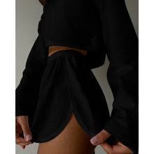 Load image into Gallery viewer, Women's Pajamas Set Sleepwear Spring Long Sleeve Tops With Shorts Home Clothes 2 Piece Sets Pyjama Femme Loungewear Pijama Mujer -  Dollhouse-Collection
