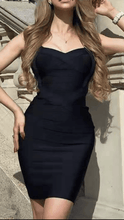 Load image into Gallery viewer, All About Me Bandage Dress Black -  Dollhouse-Collection
