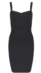 All About Me Bandage Dress Black -  Dollhouse-Collection
