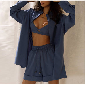 Athena 3 piece set in blue Dollhouse-Collection 