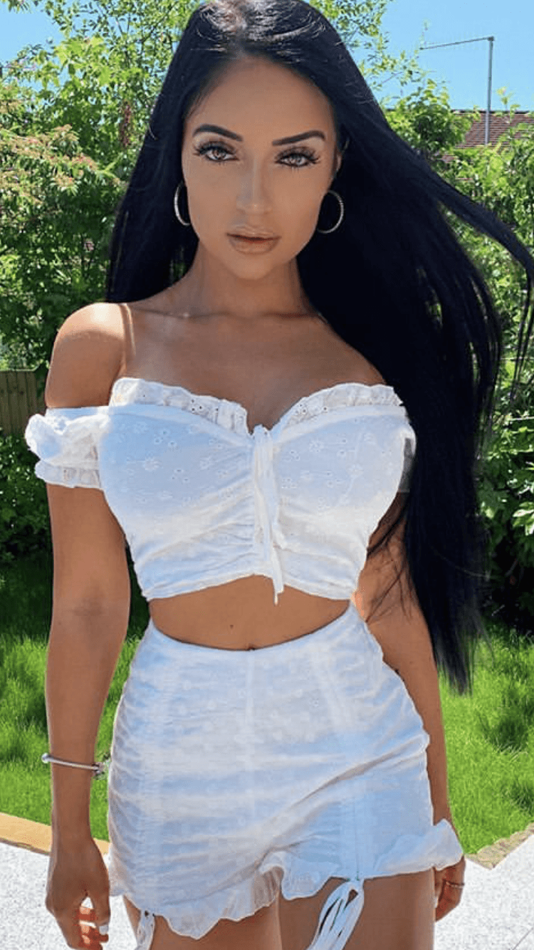 Broderie Anglaise Bardot White Co Ord Dollhouse Collection