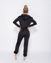 Load image into Gallery viewer, Drawstring Detail Cropped Hoodie &amp; Jogging Trousers Set -  Dollhouse-Collection
