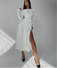 Load image into Gallery viewer, Ella Split Dress White Dollhouse-Collection 
