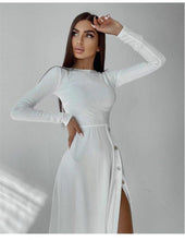 Load image into Gallery viewer, Ella Split Dress White Dollhouse-Collection 
