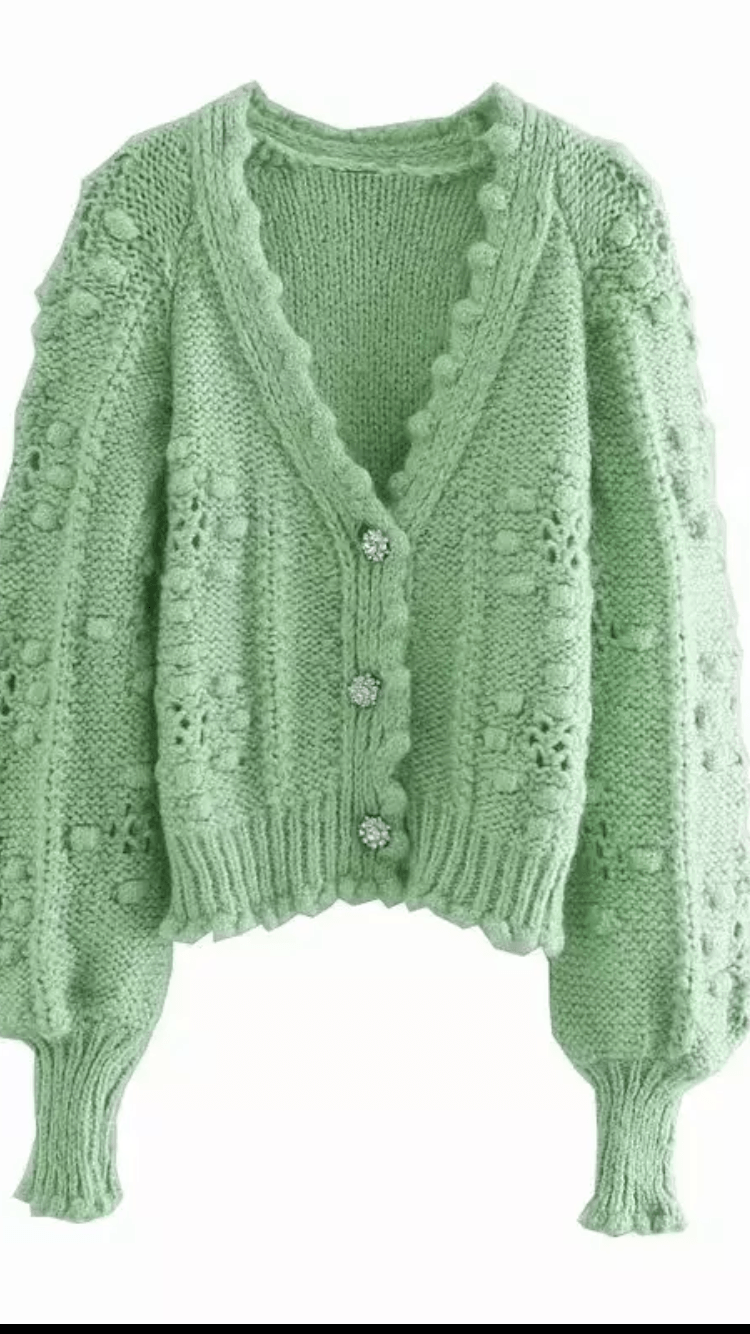 Evergreen Cardigan Dollhouse-Collection 