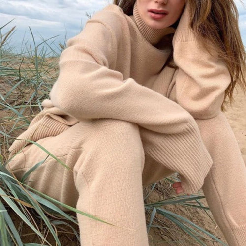 Georgia polo tracksuit in camel Dollhouse-Collection 