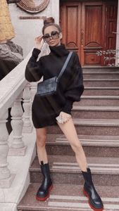 Gigi Jumper Dress Black -  Dollhouse-Collection