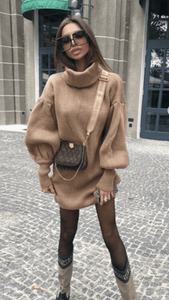 Gigi Jumper Dress Camel -  Dollhouse-Collection