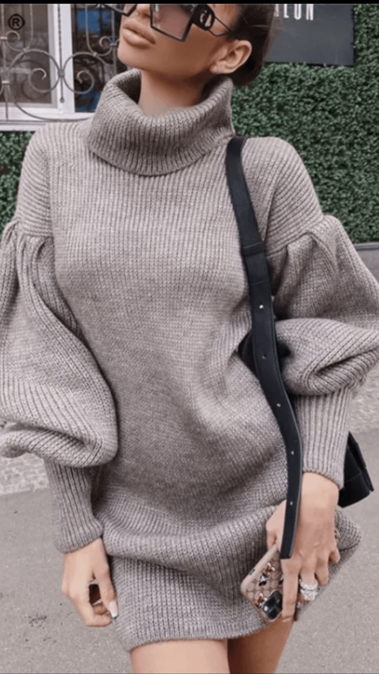 Gigi Jumper Dress Grey -  Dollhouse-Collection