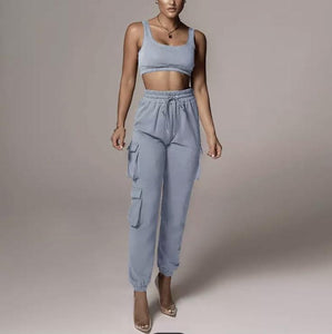 In Love with Loungewear Set In Blue Dollhouse-Collection 