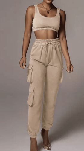 In Love with Loungewear Set in Sand Dollhouse-Collection 