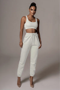 In Love with Loungewear Set in White Dollhouse-Collection 