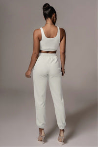 In Love with Loungewear Set in White Dollhouse-Collection 