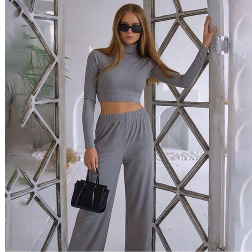 Kelly Cropped Coord Grey Dollhouse-Collection 
