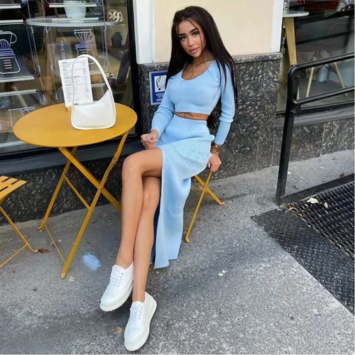 Kimmie 2 piece set baby blue Dollhouse-Collection 