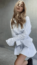 Load image into Gallery viewer, Kylie Shirt Dress White Dollhouse-Collection 
