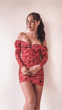 Load image into Gallery viewer, Mia Floral Ruched Bodycon Dress -  Dollhouse-Collection
