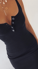 Load image into Gallery viewer, Oh Me Oh My Ribbed Pencil Dress Black -  Dollhouse-Collection
