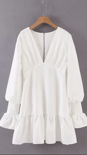 Penelope Frill hem and cuff sleeve Dollhouse-Collection 