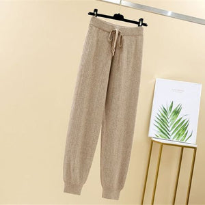 Reese loungewear trousers camel Dollhouse-Collection 