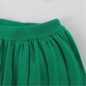 Selina Pleated Skirt Coord Green Dollhouse-Collection 