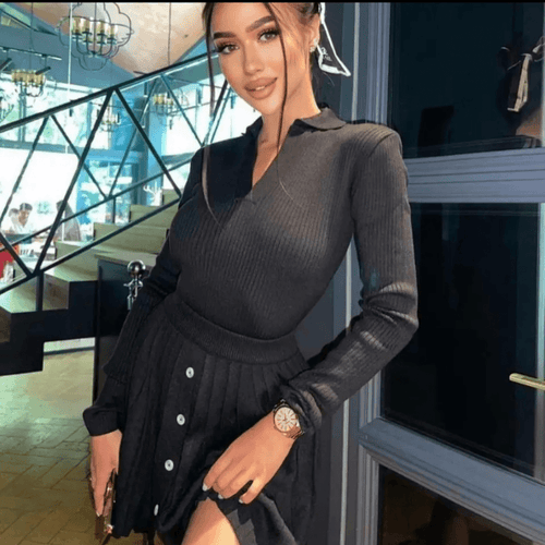 Sophie skirt coord set black Coord Dollhouse-Collection 