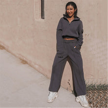 Load image into Gallery viewer, Terrie Tracksuit in Charcoal Dollhouse-Collection 
